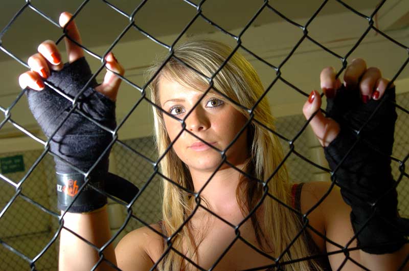 portrait photograph -Cage Fighter.